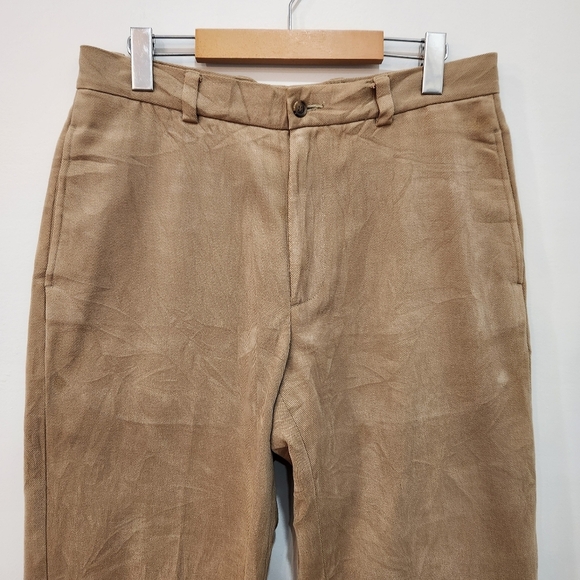 Vintage Brooks Brothers Hudson Corduroy Pants Mens 33x30 Tan Brown Strai… - Picture 3 of 13